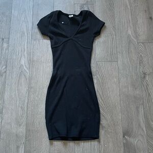 Garage black mini dress